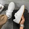 Fashion Spring Breathable Small White Board Shoes Men's 2024 New Trend Casual Sports Shoes Male Versatile Trend Leather Shoes Sneakers