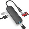 USB C Hub Bus Power LUONOCAN Multifunctional Conversion Adapter HUB Micro SD Card Reader USB Port Expansion Multi Hub Surface Compatible with MAC PS5