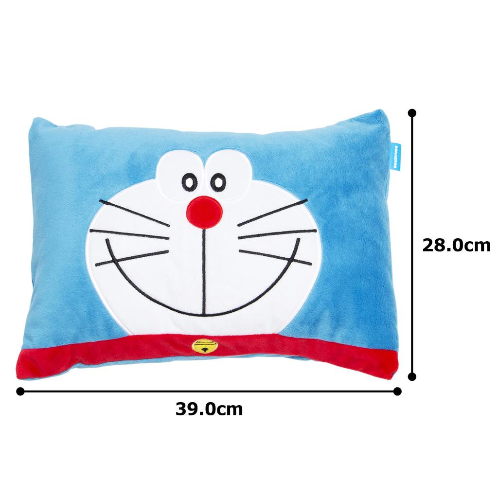 MORIPiLO Подушка Morishita Doraemon 28x39 см, мягкая игрушка, подушка, товары для персонажей Shogakukan, синяя 4620078, детская