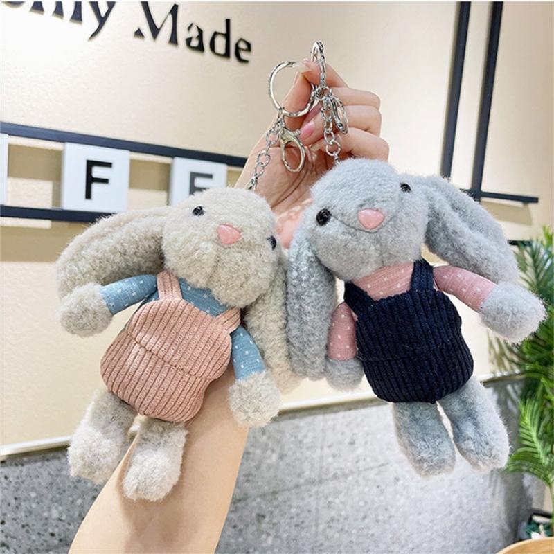 Плюшевый маленький рюкзак Зайчик Брелок-подвеска Кукла Брелок для машины Плюшевая игрушка
