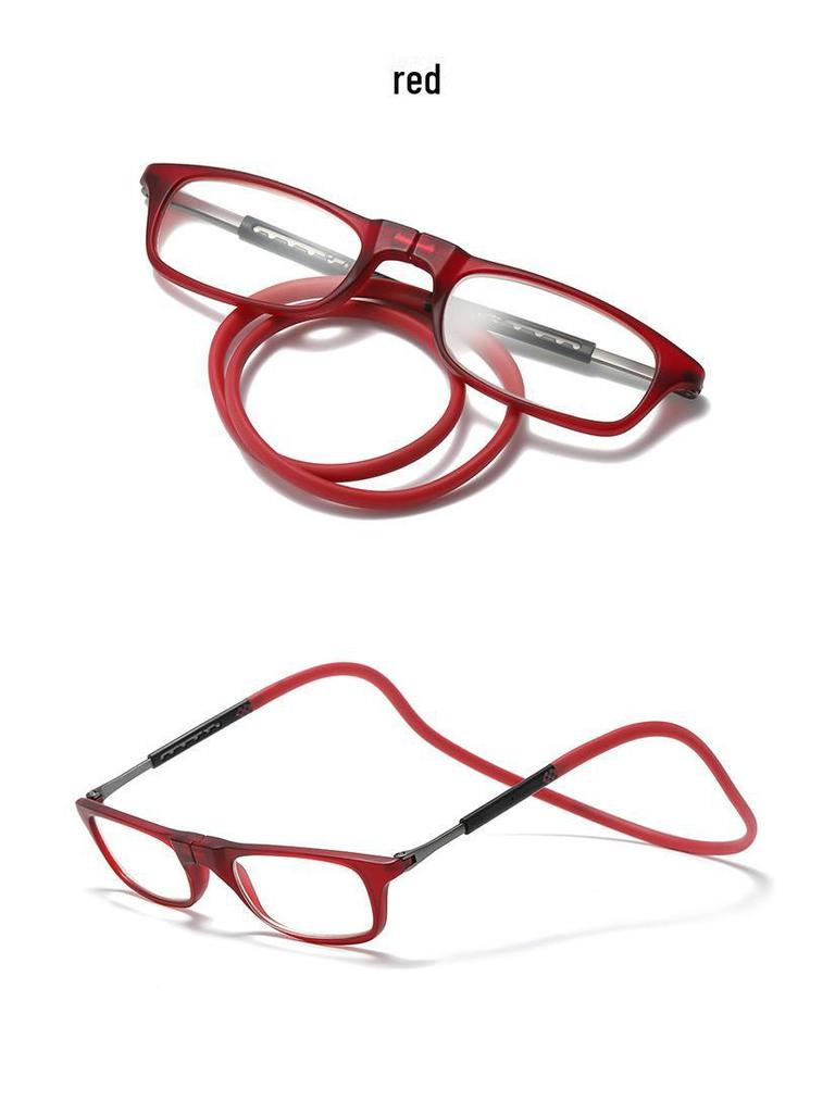 Free Shipping TR90 Magnetic Reading Glasses – Lightweight, Neck-Hanging, Anti-Blue Light, Unisex, Comfortable