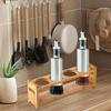 Anti-Slip Glass Oil Bottle Rack Multi-Compartment Kitchen Storage Shelf  Bar Counter