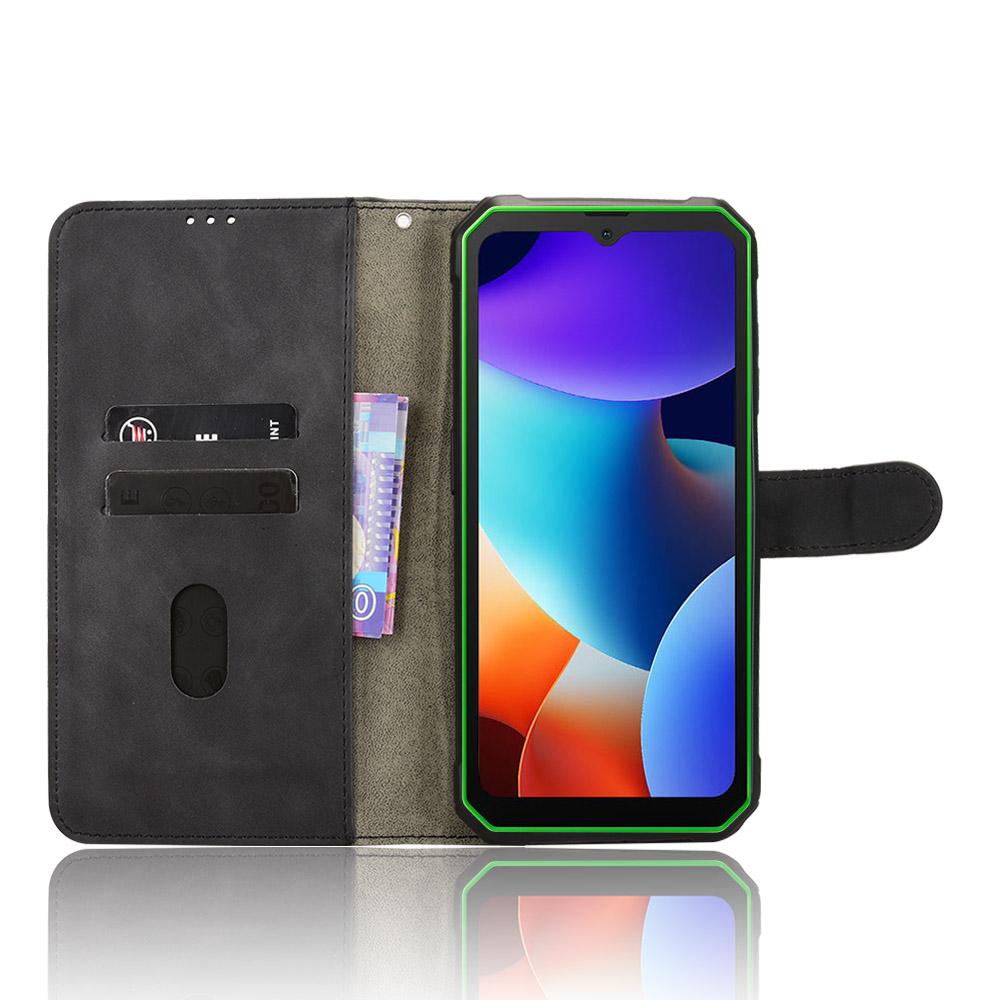 For Blackview BV4800 Leather Case Skin Feel Anti Drop Wallet Stand Flip Phone Cover