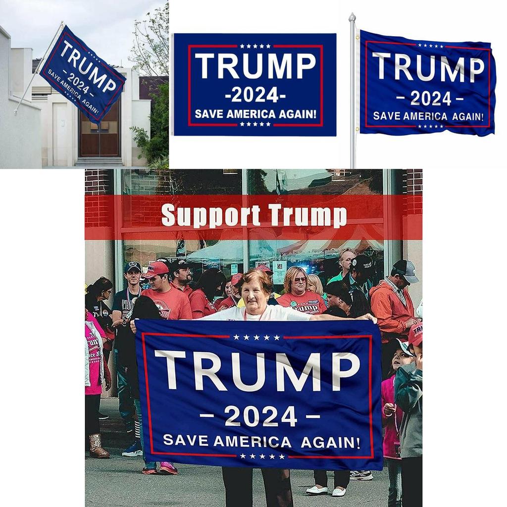 Trump 2024 Flag 3x5 Outdoor Indoor   Save America Again Flag Garden Decoration