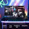 Монитор Z Gaming 240 Гц 25-дюймовый дисплей LED FHD UG25F Z-Edge 1920x1080/Антиглянцевый/Панель VA/Ультратонкий/HDR/1 мс/FreeSync/HDMI/DisplayPort