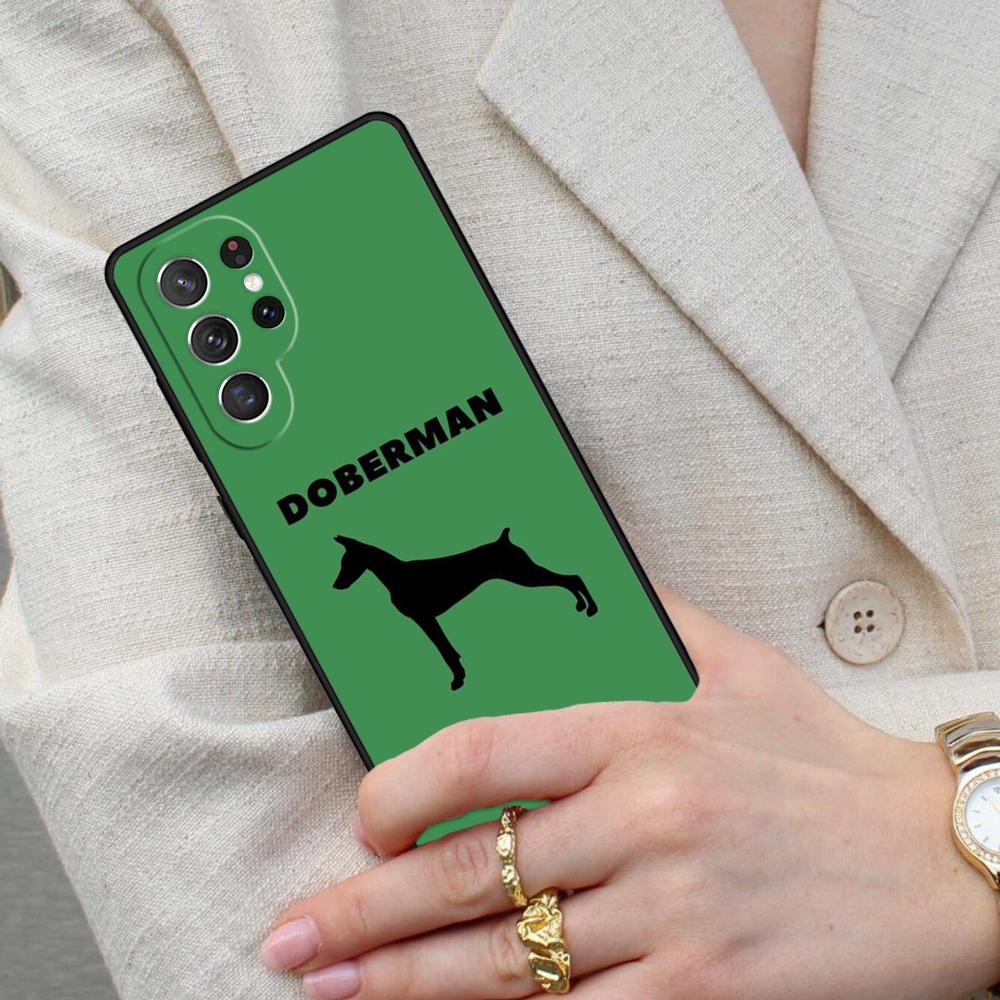 Doberman Dog Cell Phone Case for Samsung Galaxy S26 Ultra S25 S24 S23 S22 S21 S20 Note10 Cover