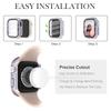 Чехол со стразами + Закаленное стекло для Apple Watch Series 11 10 9 8 7 SE, 46 42 45 41 44 40 38мм