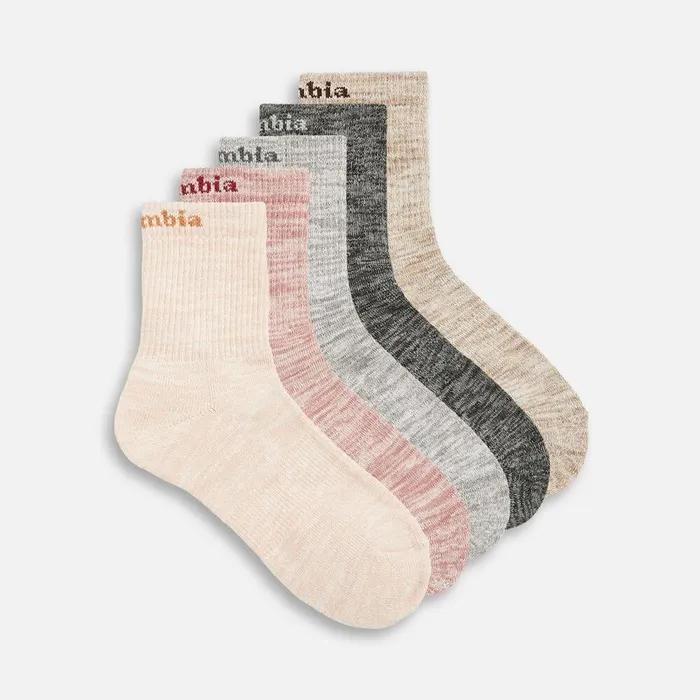 Женские носки Columbia Mid Color, набор из 5 пар C75YL9726MUL