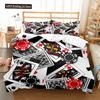 Постельное белье из полиэстера для покера, размер кинг, квин, новинка, групповые соревнования, пододеяльник для детей, мальчиков, девочек