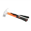 High Carbon Steel Multi-Functional Hammer, Non-Slip, Anti-Shock, with Fiberglass Plastic Coated Handle, for Camping, Gardening