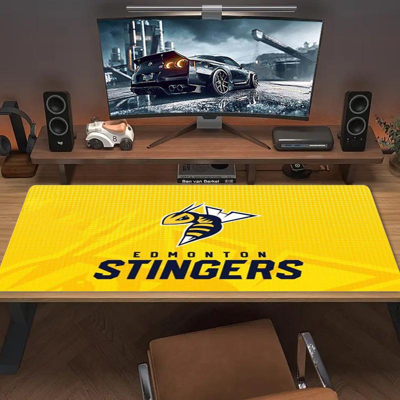Edmonton Stingers Color Mouse Pad Large Gaming Table Cushion Non-slip Laptop Tablet Big Mousepad XXL Mat Mini PC Playmat With Lock edge
