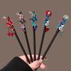 1 шт. Изысканные Модные Яркие Китайские Палочки для Волос в Ассортименте Восточных Дизайнов с Красочными Акцентами Деликатные Аксессуары для Ханфу
