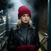 Casual Travel Caps for Women Satin Lined Knit Hat Women, Winter Warm Soft Beanies, Fashion Stretchy Breathable Headwear Frizz-free Hair Protection,