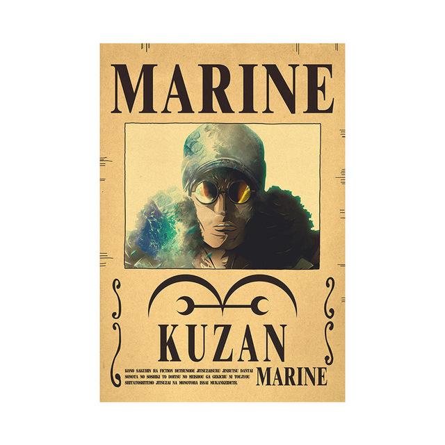 Новое аниме One Piece Луффи 3 миллиарда разыскиваемых плакатов Четыре императора Детские фигурки Старинные настенные украшения Плакат Игрушки