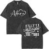 Hot Sale Aitana Album Tour Poster Tshirt Unisex Women HighStreet Pop Fashion Summer New Tees Vintage Washed Cotton Oversized Tops