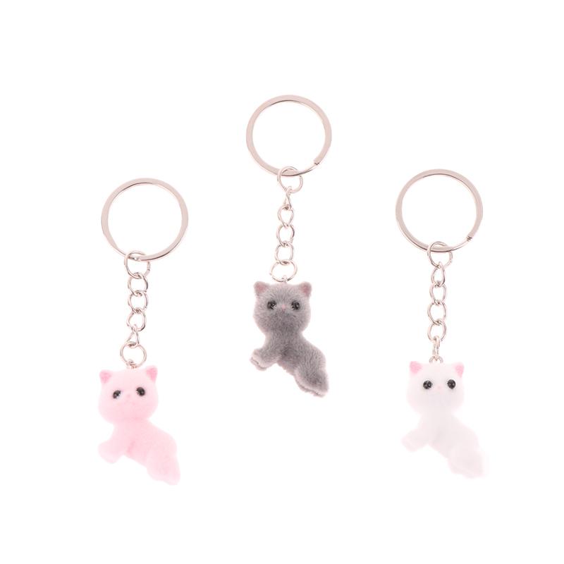 Брелок в виде мультяшного 3D-кота, лежащего на земле, милый лежащий котенок, брелок в виде животного, подвеска для рюкзака своими руками, подвески для автомобиля, сумка, декоративная игрушка, подарки