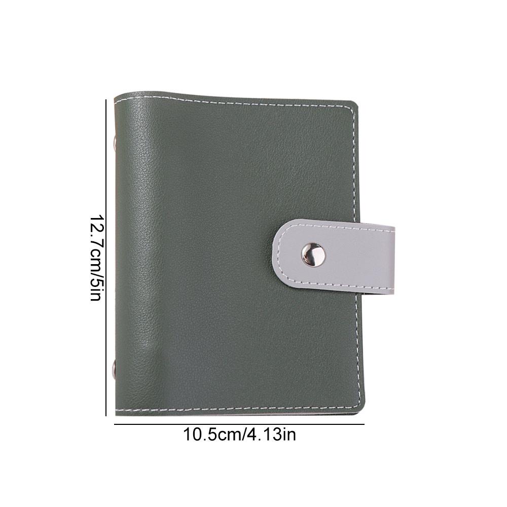 M5 PU Loose Leaf Notebook Mini DIY Binder Notebook Creative Portable Notebook  Study