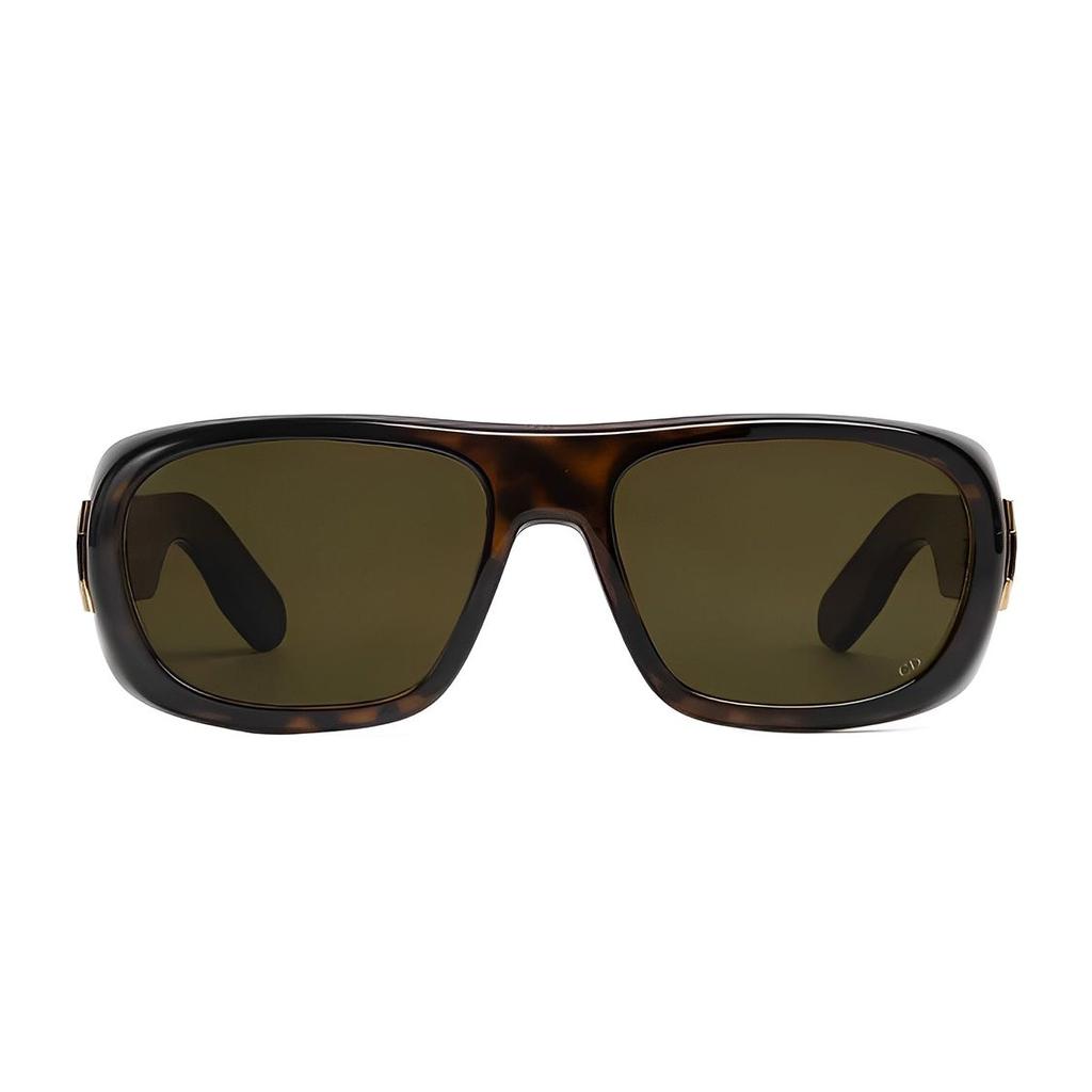 Dior Logo Arm Square Sunglasses Unisex sunglasses Tortoise LADY-9522
