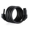 Bike Cable Combination Lock 4-Digit Password Anti-theft Bicycle Lock Long-lasting Cable Lock with Alloy Core for MTB Road Bike