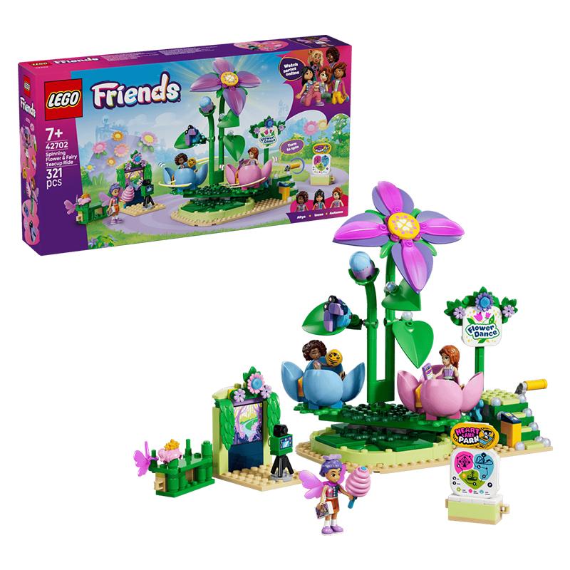 LEGO 42702 Friends Spinning Flower and Fairy Teacup Ride