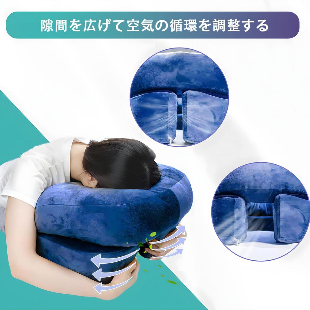 Face-Down Pillow for Sleeping After BBL or Eye Surgery Recovery, Vitrectomy or Retinal Surgery, Face-Down Sleeping Pillow, Face-Down Pillow for Eye