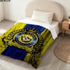 1PC Alnassr Patterned Flannel Blanket Suitable For All Seasons For Home Decor Warmth And Comfort Gifts Holiday Present