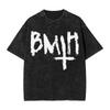 2026 Горячая Распродажа Индивидуальная Футболка РОК-группа Bring Me The Horizon Футболки для Фанатов BMTH Стираные Винтажные Топы Новинка Британская Летняя Футболка Винтажная Свободная Футболка