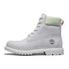 6 Inch Fashion Comfortable High Top Work Boots Women Boots White A2HYS143