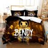Модный игровой набор постельного белья Bendy and the Ink Machine Односпальный Двуспальный Полный Queen King Размер Набор постельного белья для детской комнаты Комплекты с пододеяльником Комплект простыней