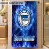 Beach Towelhertha bsc Custom Name Text Personalized Soft Towel for Beach Pool Indoor Home Decor Gift