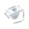 Swivel Hardware Accessories Wear Resistant Fixed Caster Drawer Caster Furniture Caster Rail Wheel