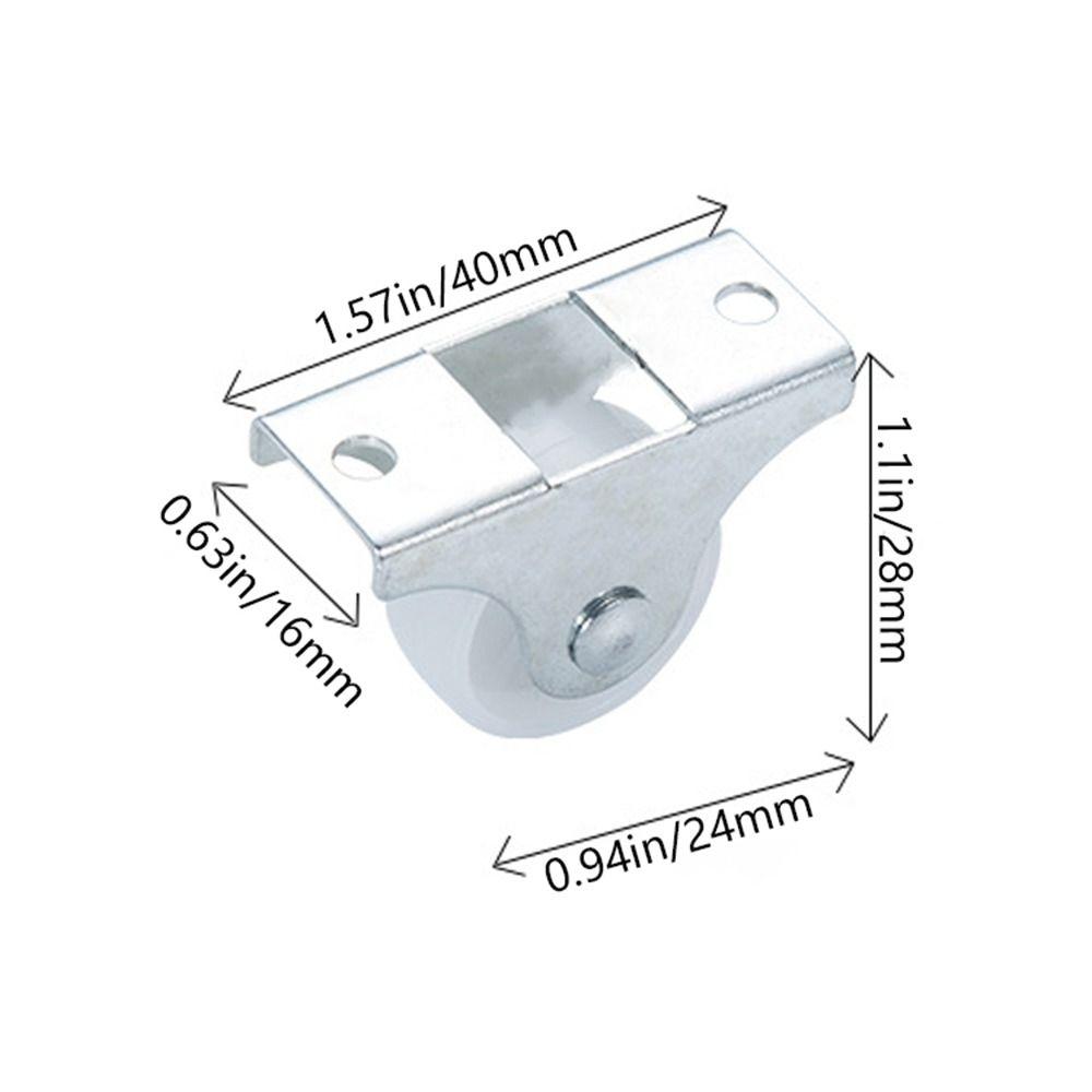 Swivel Hardware Accessories Wear Resistant Fixed Caster Drawer Caster Furniture Caster Rail Wheel