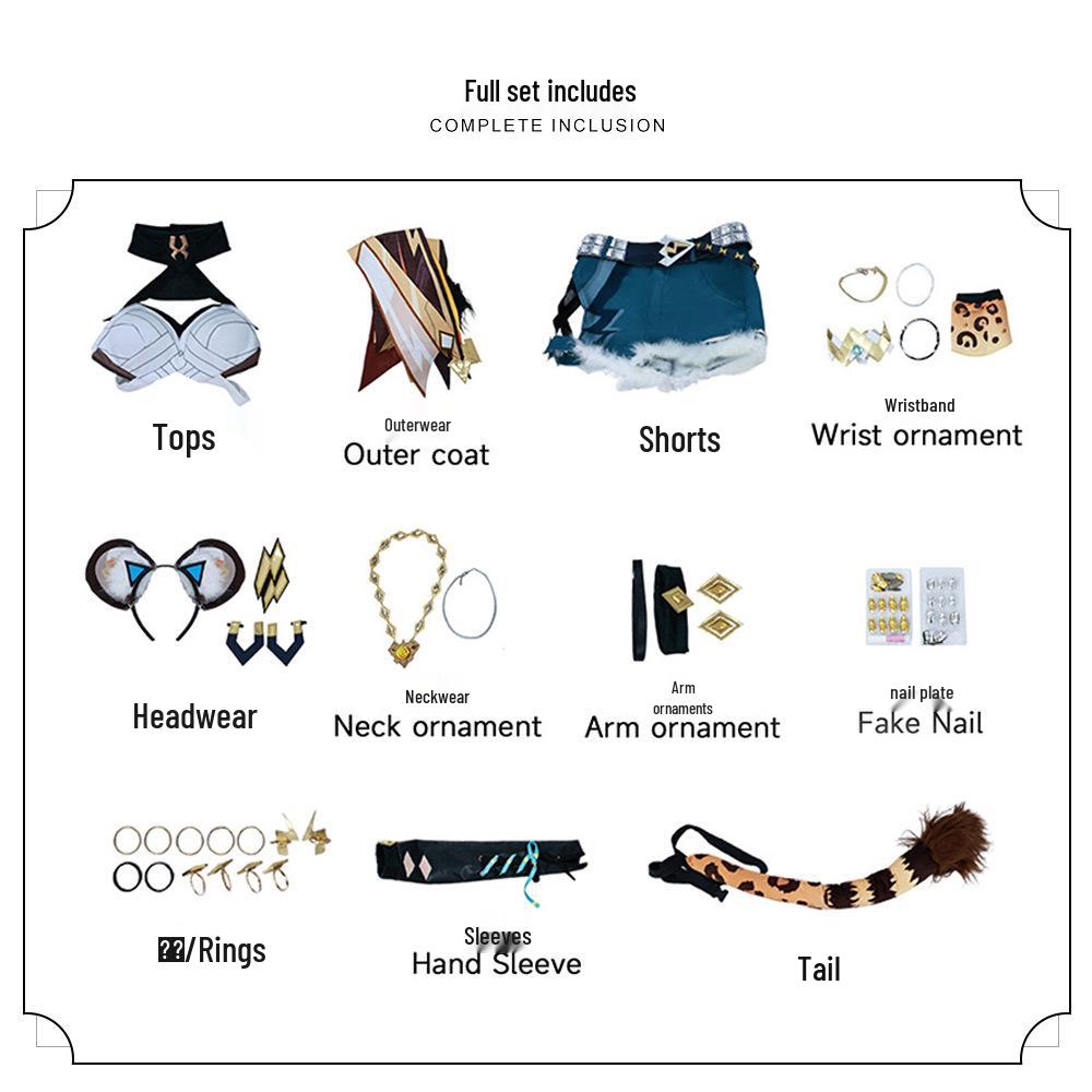 Костюм для косплея Genshin Impact Натлан Синонин для женщин - Аниме Хэллоуин Наряд для ролевой игры