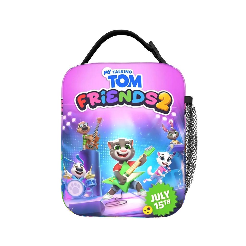 T-Talking T-Tom And F-Friends Thermal Insulated Lunch Bag for Picnic Portable Bento Box Men Women Cooler Thermal Lunch Boxes