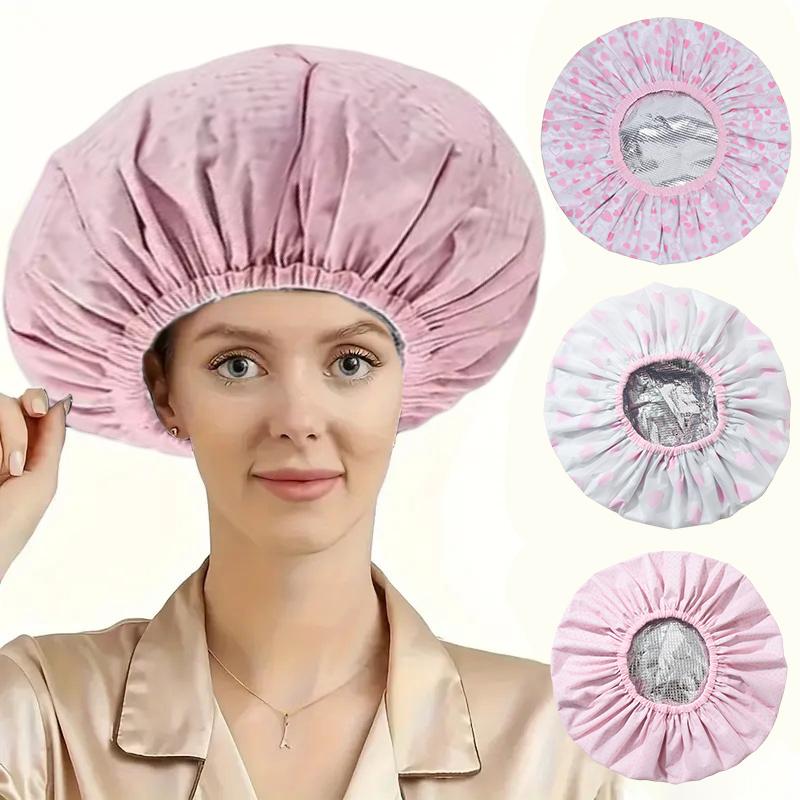 Самонагревающаяся шапочка из фольги, утолщенная, нагревающая, паровая маска для волос, портативная шапочка для салона красоты, для гладкости волос, масляная шапочка для запекания