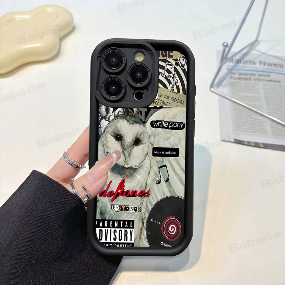 Hip Hop Singer Classic Band D-Deftones Silicone Phone Case For IPhone 17 Pro Max 16 15 14 13 12 11 Plus 17 Air