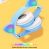 Беспроводные игровые наушники с кошачьими ушками Bluetooth P47M, с низкой задержкой, спортивный стиль