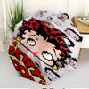 doll Print Automatic Open Close Umbrella, Portable Foldable Umbrella, for Outdoor Commute Camping Trip, Ideal Birthday Gift