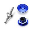 1Pcs Quick Release Front Bumper Hood Pin Aluminum Engine Bonnet Lock Universal Push Button