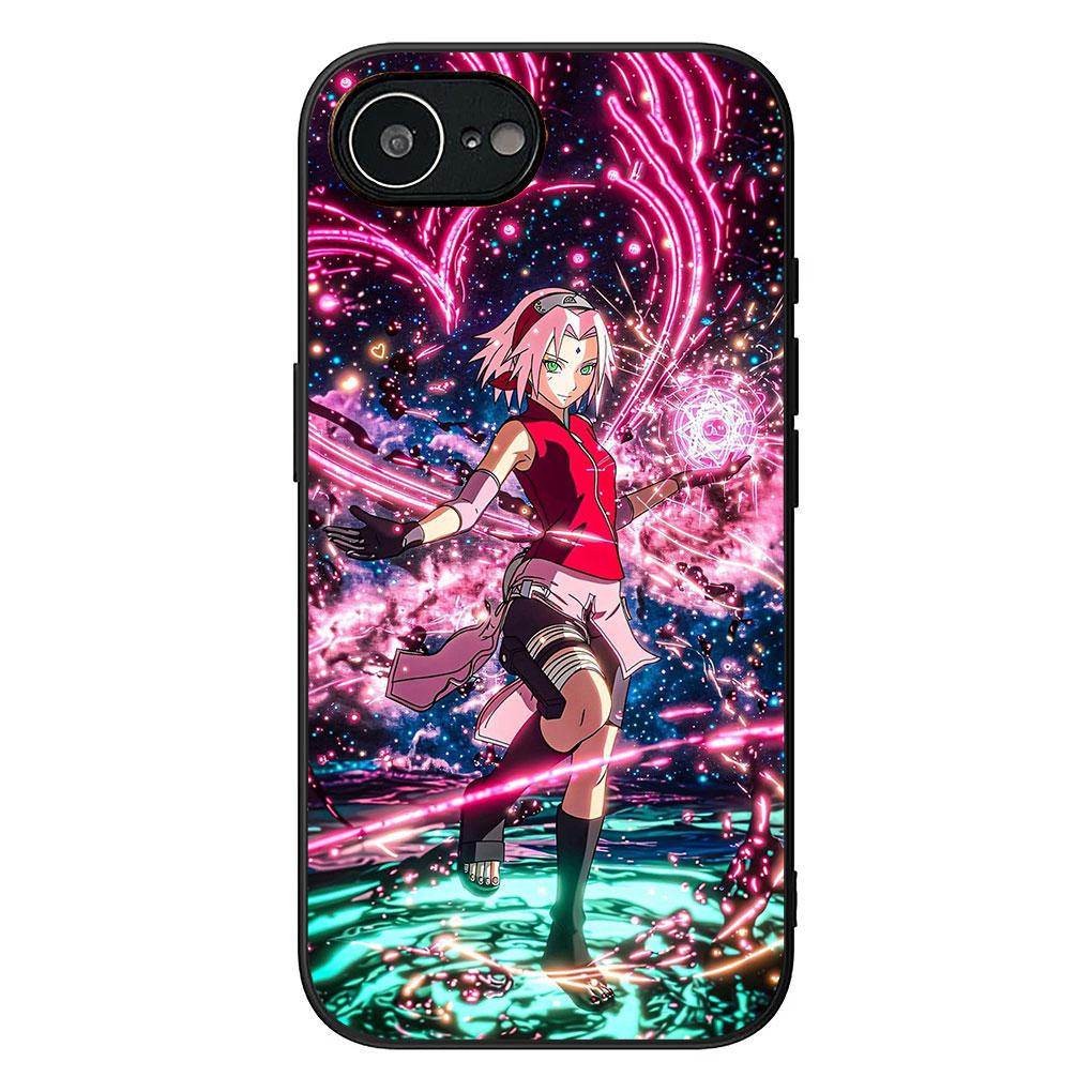Cover for Apple iPhone 17 16 14 15 Pro Max Plus 15+ 16E XR ProMax Air + Coque Phone Case Narutos Sasuke Haruno Sakura Kakashi