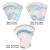 High quality Iridescent Jewelry Display OPP Bags Packaging Bag Zip lock Pouches Self Sealing Bag