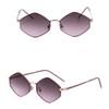 Metal Frame Polygon Sunglasses Y2K Shades Eyewear Personalized Sun Glasses  Photography