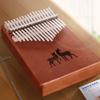 Wood 17 Key Kalimba Thumb Piano for Kids Adults, Kalimba 17 Keys Thumb Piano Finger Marimba Instrument for Music Lover