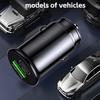 Safe Stable Charging Universal Car Fast Charging Head Dual Usb Charging Port Design For Qc3.0/Qc2.0 And Pd Fast Charging