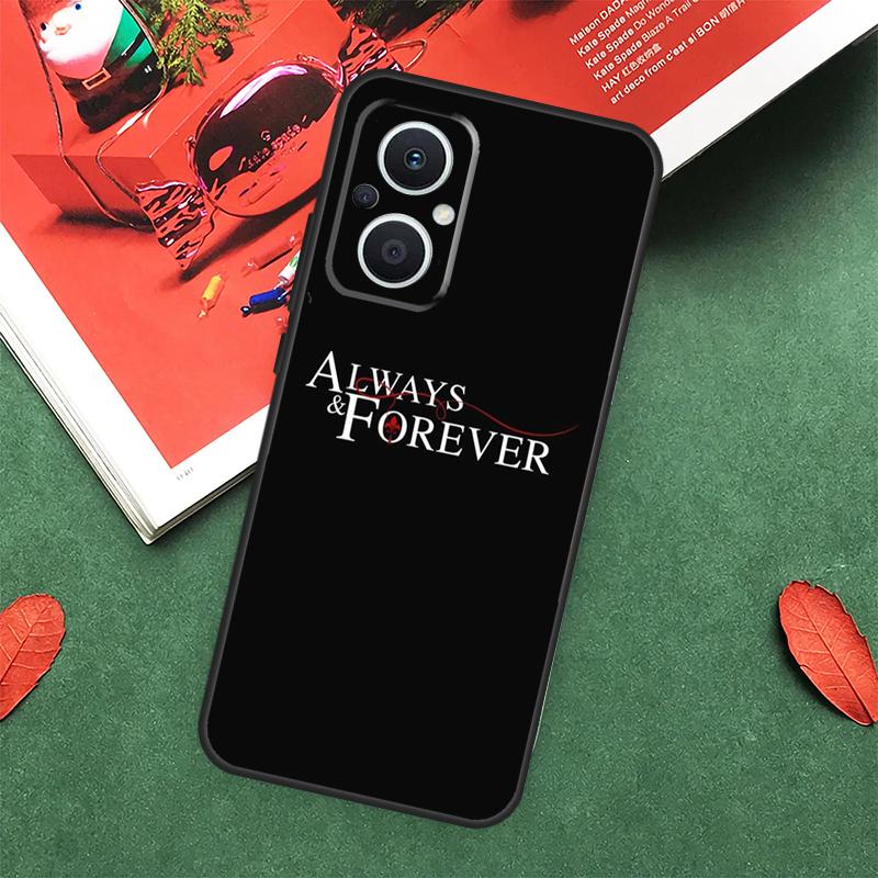 Чехол The Vampire Diaries Always Forever для OPPO Reno 13F 14F 12F 11F 12 11 10 14 Pro 8T 8 Lite OPPO Find X9 X8 X6 X5 Pro