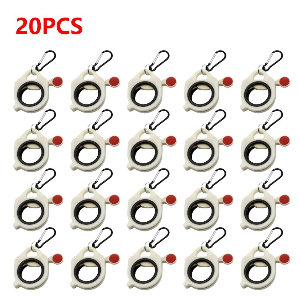 30/15/1 шт. Флуоресцентный органайзер для кабельных стяжек, ремешок для кабелей, держатель для хранения, портативный, сверхпрочный, инструмент для хранения кабельных стяжек на молнии для наружного использования