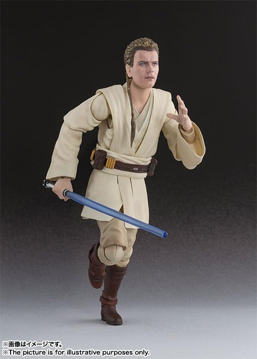 TAMASHII NATIONS STAR The Phantom Menace Kenobi 155mm Painted Movable Figure S.H.Figuarts WARS Obi-Wan (Episode I) (Resale Version) Approx. PVC&ABS