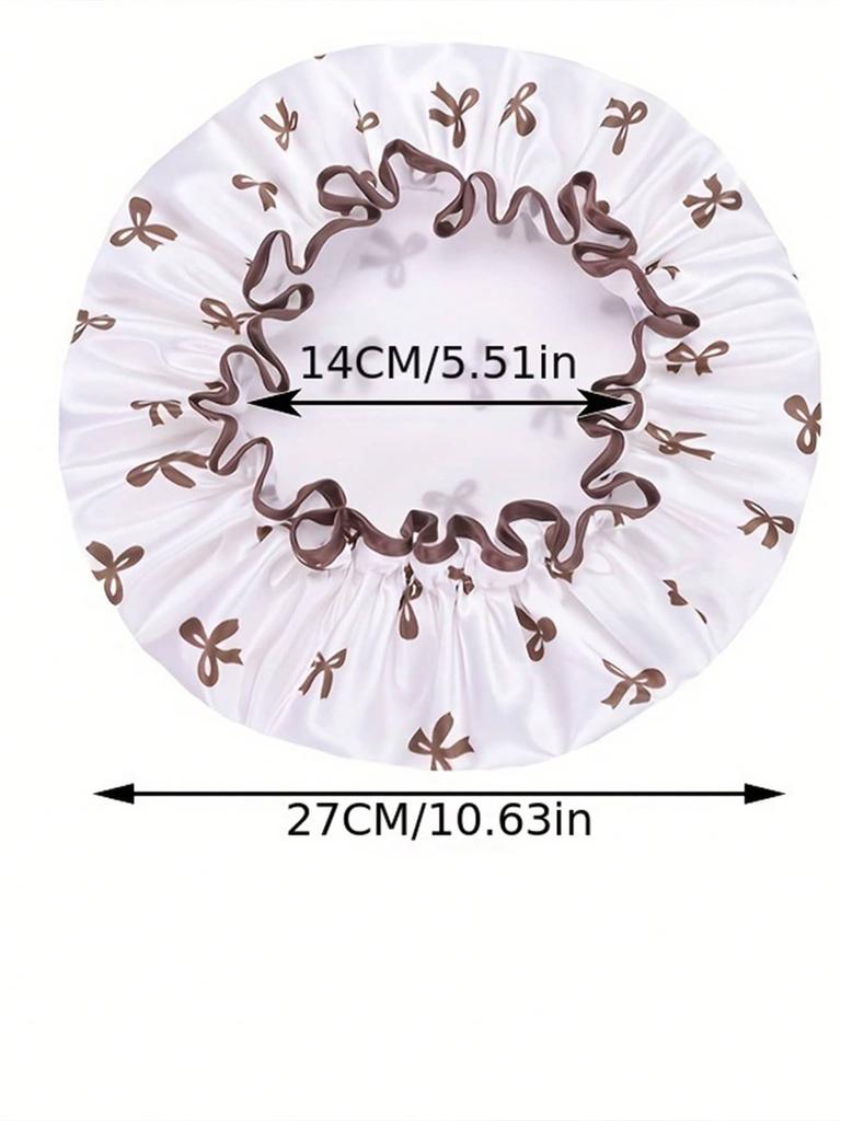 Двухслойная Утолщенная Шапочка для Душа Новая Водонепроницаемая Шапочка для Душа для Ванны Уход за Волосами во Время Купания Шапочка для Душа