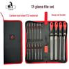 17-Piece File Set with Oxford Tool Bag for Fitters and Carpenters