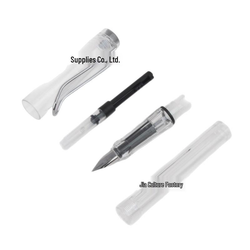 Минималистичная прозрачная треугольная ручка-перо для каллиграфии и коррекции осанки